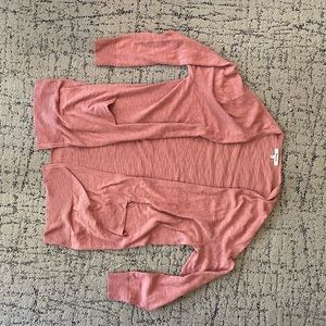 Women’s pink Madewell cardigan NWOT